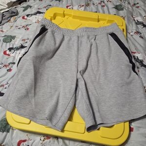 Pony Light Gray Men’s Athletic Shorts with Black Trim